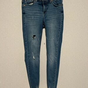 Girls Jeans Lucky Brand Straight Leg Skinny Jean Size 6/28 Ankle